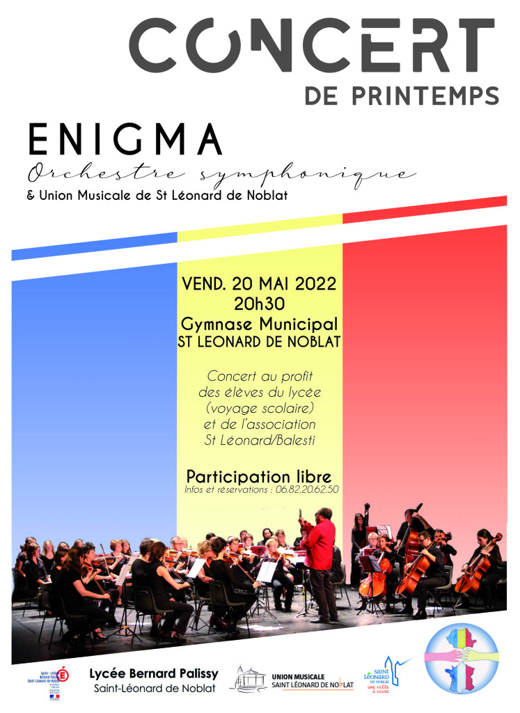 Affiche concert St-Léo 20 mai